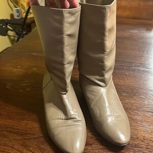 Joyce California Vintage Womens leather mid-calf boots 90’s made in USA